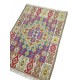 Tapis Ancien, Kilim Décoratif Jaune, Vert Olive, Rouge, Bleu... S18