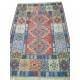 Tapis Kilim Anatolien Bleu et Rouge K12