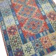 Tapis Kilim Anatolien Bleu et Rouge K12