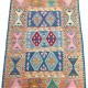 Petit tapis kilim orange C38