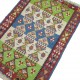 Tapis Kilim aux Couleurs Flashy Vert Pomme, Rouge, Bleu... S27