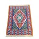 Petit Tapis Kurde Rouge et Bleu C34 par KaravaneSerail