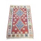 Tapis Rouge Vintage, Kilim Turc Göçmen S28 par KaravaneSerail