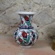 Vase fleuri oriental original Lalé 20cm en céramique d'Iznik