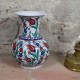 Vase bohème design ottoman Lalé en céramique artisanale d'Iznik