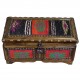 Coffret Original en Bois et Kilim Rouge et Noir Ifios par KaravaneSerail