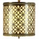 Lustre oriental marocain en laiton Tshorum