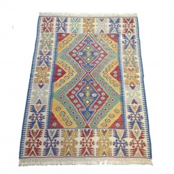 Tapis vintage nomade en kilim S30