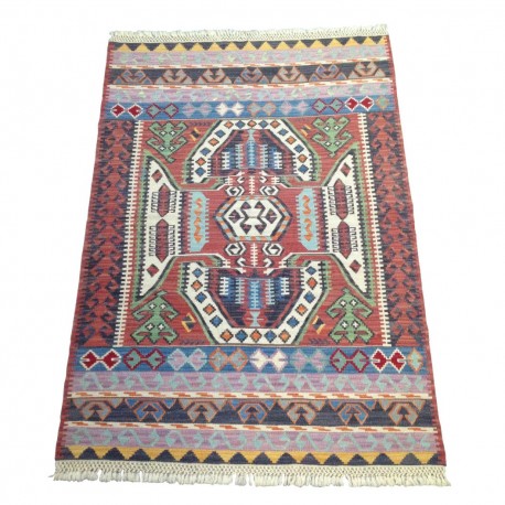 Tapis oriental fait main en kilim artisanal S20