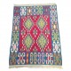 Petit tapis kilim oriental multicolore C39