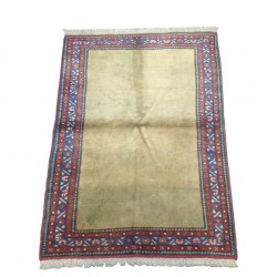 Tapis velours beige Oushak C04