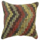 Coussin vintage kilim Kolon A004, décoration vintage