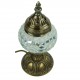 Petite lampe orientale en mosaïque blanche Jaria, décoration bohème