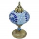 Lampe de chevet orientale en mosaïque bleue Idia