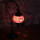 Lampe turque en mosaïque rouge Irouna par KaravaneSerail