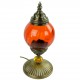 Lampe orientale de chevet orange Akaïa