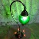 Lampe de chevet orientale verte Astana, cadeau déco