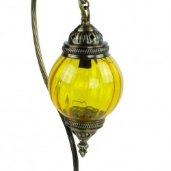 Lampe à poser jaune Astana, décoration orientale