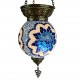 Lanterne turque bleue Istia, décoration ethnique