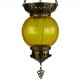 Lanterne marocaine jaune Kirisha, déco orientale
