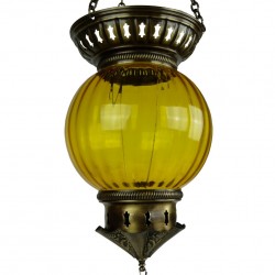 Lanterne orientale Kirisha jaune