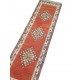 Petit tapis kilim d'Anatolie rouge et bleu Y11