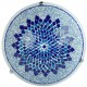 Plafonnier oriental bleu Eshtan, Applique orientale bleue