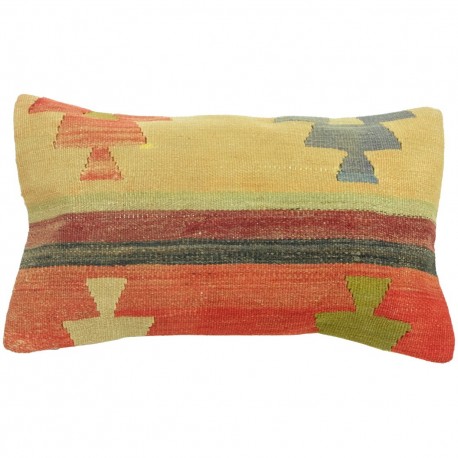 Housse de coussin 30x50 en kilim ethnique Lumbar C029