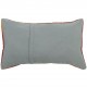 Coussin kilim rouge artisanal Lumbar C042, décoration ethnique