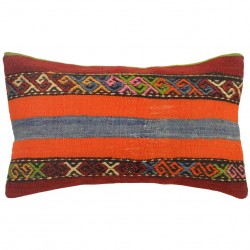 Coussin ethnique en kilim Lumbar C008
