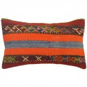 Coussin ethnique en kilim Lumbar C008