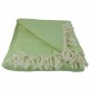 Plaid oriental Safys vert, couverture orientale