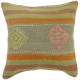 Coussin kilim pastel Kolon C095, décoration orientale