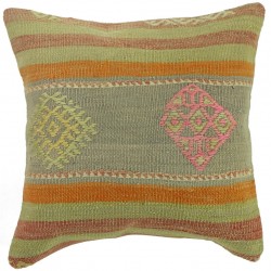 Coussin kilim pastel Kolon C095