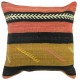 Coussin décoratif en kilim vintage Kolon B056, design ethnique