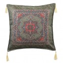 Coussin Lycia vert foncé