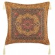 Coussin oriental orange Lycia au design exotique