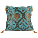 Housse de coussin Cilicia turquoise