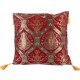 Coussin à fleurs ethnique rouge Ionia