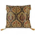 Housse de coussin à fleurs Ionia jaune