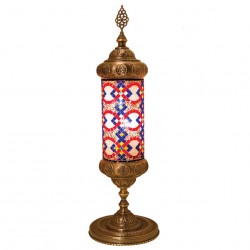 Lampe colonne en mosaique Karabia