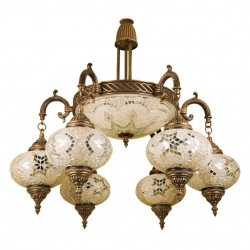 Lustre turc Caya blanc