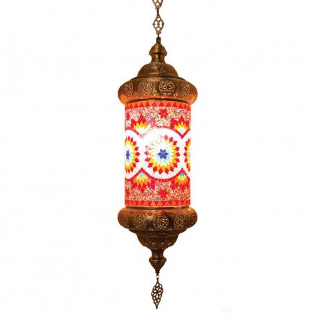 Lustre bohème multicolore style oriental Kazam