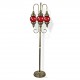 Lampadaire oriental rouge Essirah