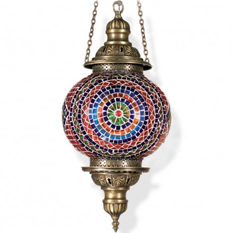 Lampe féérique orientale en mosaique Maguia