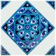 Carreau marocain bleu Eolis 20x20, décoration orientale