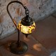 Lampe de chevet ethnique marron Irouna, décoration ethnique chic