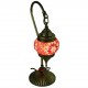 Lampe turque en mosaïque rouge Irouna par KaravaneSerail