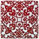 Faïence arabesques rouges Zeneshi 20x20