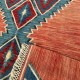 Tapis Kilim Rouge Pastel K08